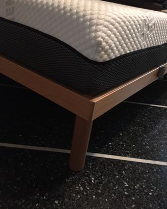Letto completo 1 piazza e mezza + rete motorizzata