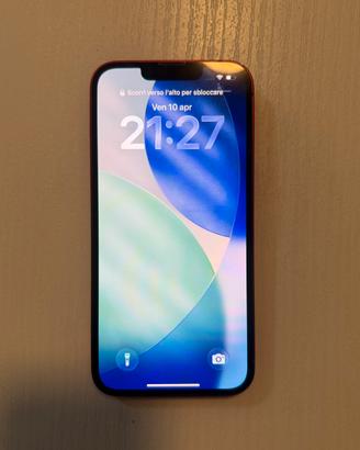 Iphone 13 rosso 128 gb