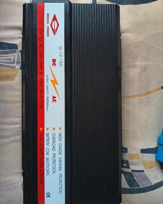 Inverter 12 volt a 230 volt 1500watt