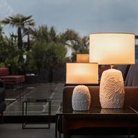 Lampade da Tavolo in Ceramica Intagliata