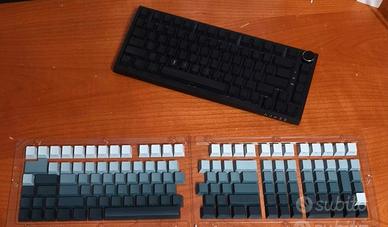 Keycaps meccanici – bianco/grigio/nero –
