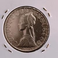 Moneta 500 lire argento Caravelle 1958-59-60 (SPL)