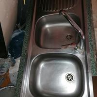 lavello cucina da incasso 120 cm