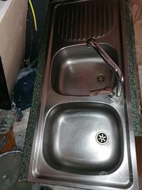 lavello cucina da incasso 120 cm