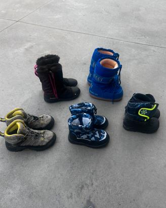 Scarpe neve doposci bambino