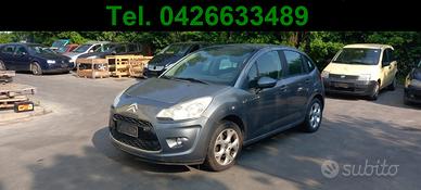 Ricambi CITROEN C3 2° SERIE 1.1 benzina -NO MOTORE