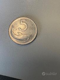 monete 5 lire