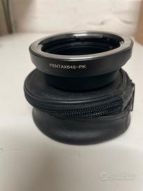 Pentax K adattatore Pentax 645