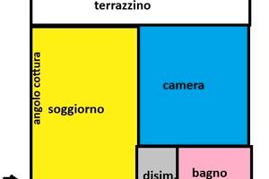 Bilocale arredato Cisanello