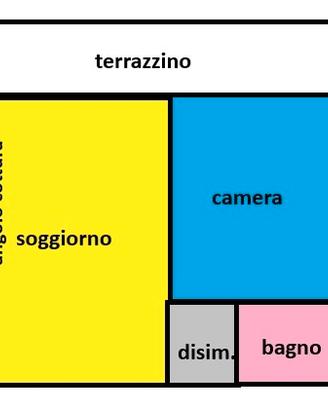 Bilocale arredato Cisanello