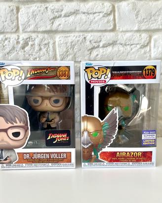 Funko Pop Indiana Jones & Trasformers