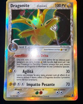 Dragonite δ Delta Species DS 3/113 EX Specie Delta
