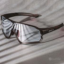 Occhiale ciclismo brn Max fototech nero