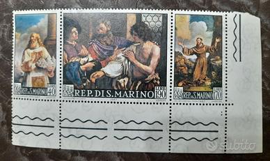 Francobolli Rep. S. Marino – Quadri del Guercino