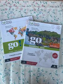 Libri scuola - terza media - geografia