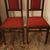 sedie stile liberty 