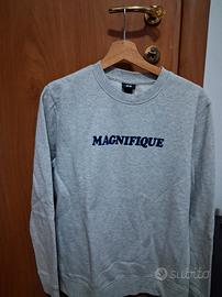 Felpa grigia H&M "Magnifique" taglia S