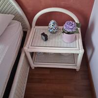 letto matrimoniale  piu 2 comodini