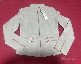 GIACCA EFFETTO PELLE NUOVA CON CARTELLINO TAGLIA S