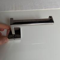 Porta carta igienica acciao inox da muro