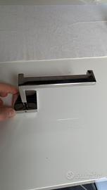 Porta carta igienica acciao inox da muro