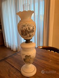 Lampada antica, Lume a petrolio  ‘800