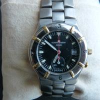 Ulysse Nardin Acqua, quarz crono acc/oro originale