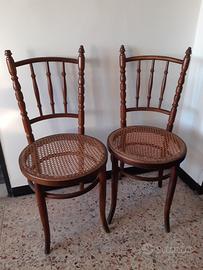 Due sedie antiche Fischel Austria