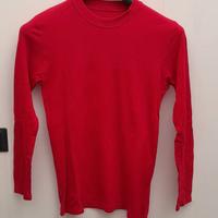 MAGLIETTA ROSSA IN CALDO COTONE, TG M, €4. MAZARA