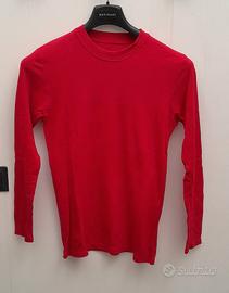 MAGLIETTA ROSSA IN CALDO COTONE, TG M, €4. MAZARA