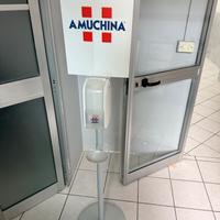 Dispenser elettronico Amuchina con piantana