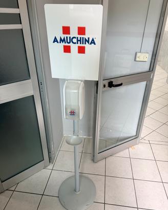 Dispenser elettronico Amuchina con piantana