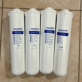 Filtri Aquaphor usati 6 mesi (K2 K5 K7 K7B)