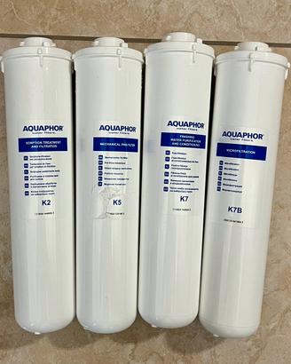 Filtri Aquaphor usati 6 mesi (K2 K5 K7 K7B)