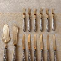 Servizio di Posate Vintage da Dolce 14 Pezzi