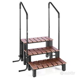 Scala Vasca Idromassaggio e Corrimano a 3 Gradini