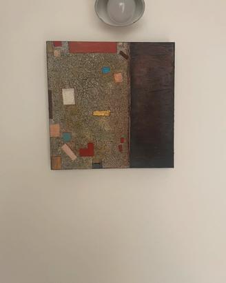 Quadro materico astratto