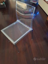 4 sedie  in plexiglass