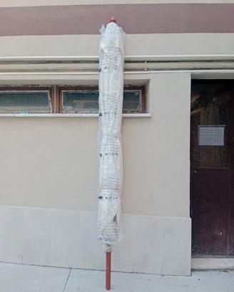 ombrellone in legno 3x4 più base 