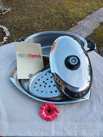 Pentola ovale A.M.C. Classic 18/10 più accessori 