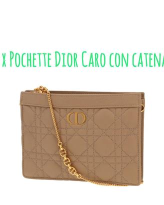 2x Dior® pochette Caro con catena (2 PZ.)