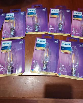 40 led 25 watt luce warm white e14 Philips 