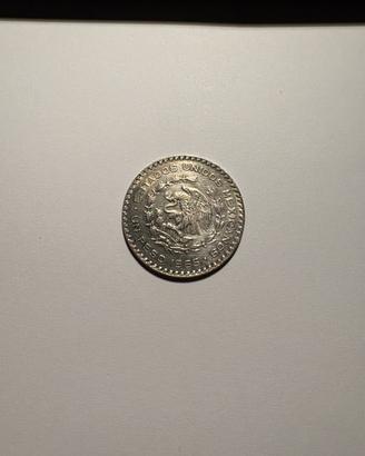 Moneta un peso messicano 1965
