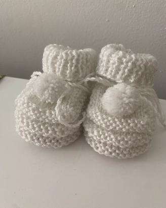 Babbucce neonato fatte a mano