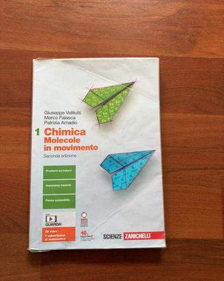 libro chimica molecole in movimento 