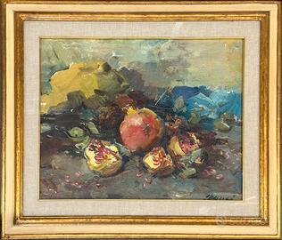 Francesco Bausi pittore quadro olio su tela Natura