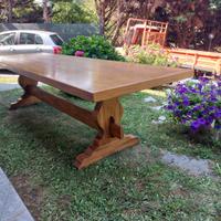 Tavolo fratino noce massello Lunghezza 300