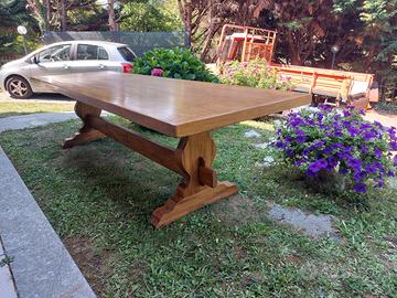 Tavolo fratino noce massello Lunghezza 300