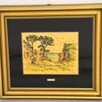 Quadro con foglia d’oro 23k