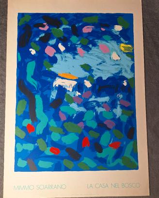 mimmo Sciarrano La casa nel bosco stampa poster 